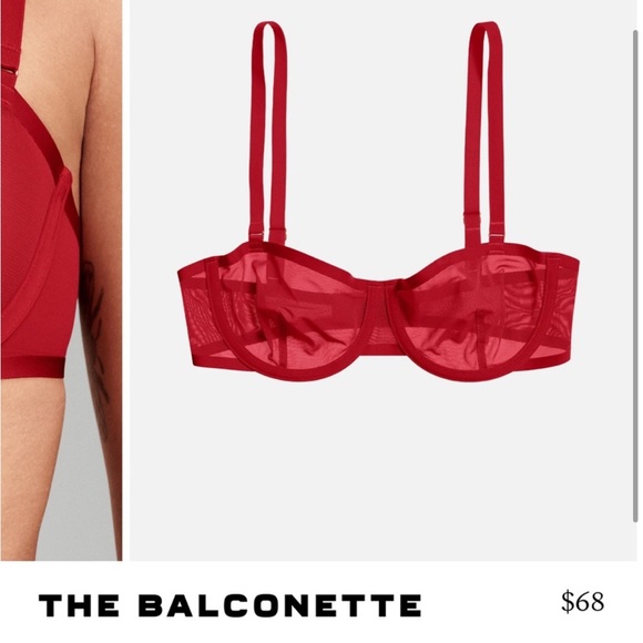 CUUP Intimates & Sleepwear Cuup Red Bra 34dd Poshmark